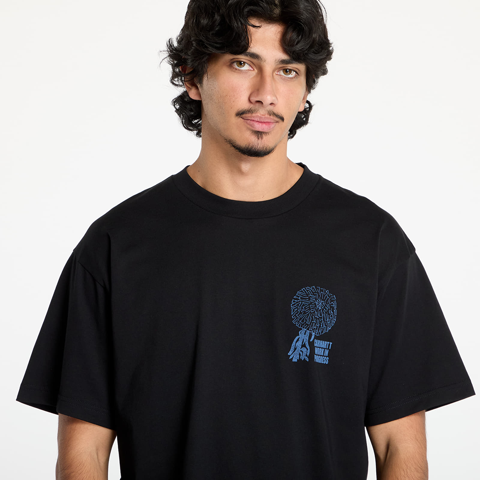 T-shirty męskie Carhartt WIP S/S Chrysanthemum T-Shirt UNISEX Black