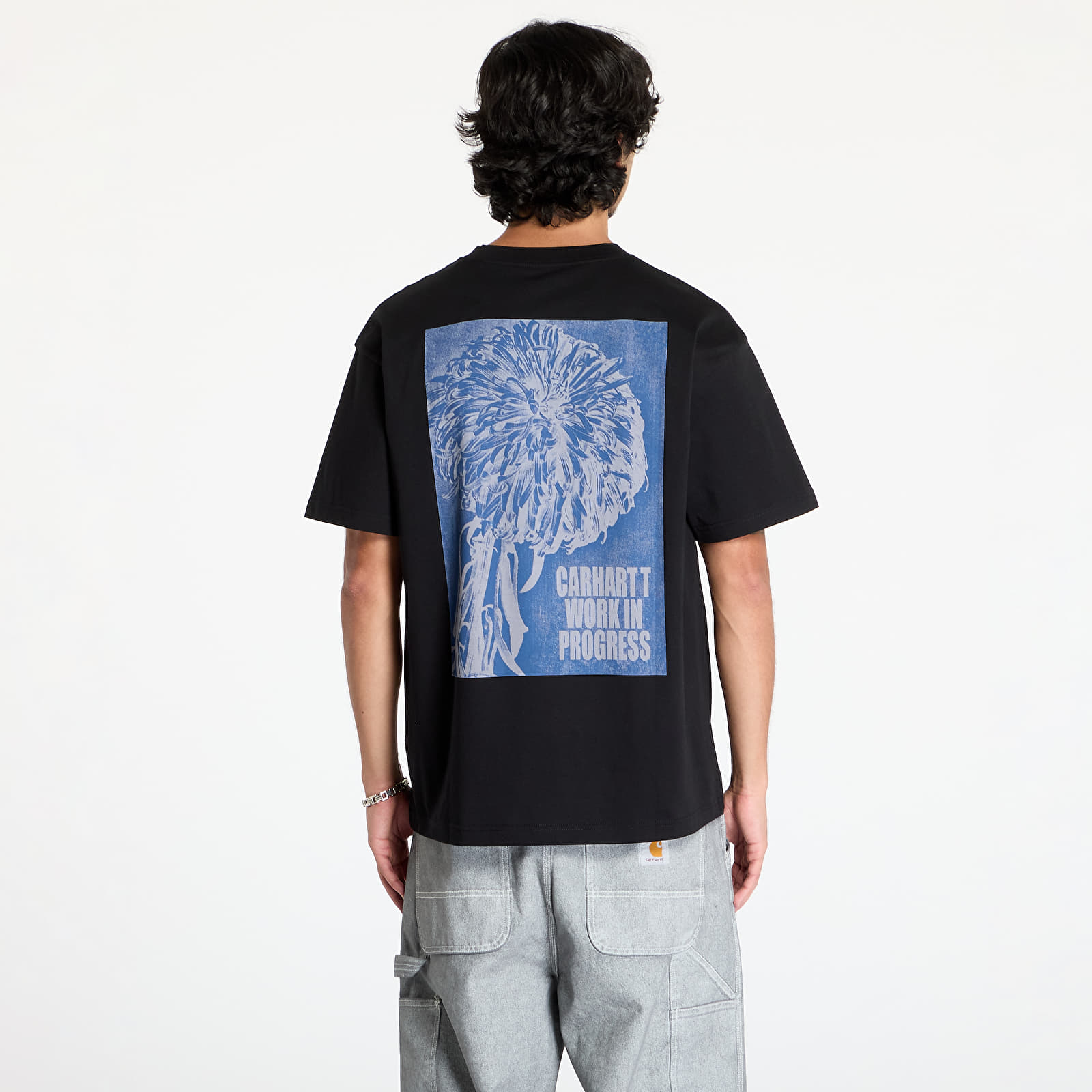 T-shirty męskie Carhartt WIP S/S Chrysanthemum T-Shirt UNISEX Black