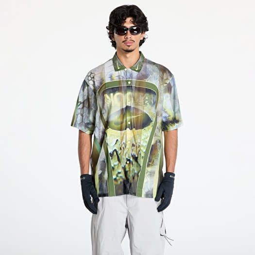 Nike x NOCTA Opal Men's Button-Down Top Oil Green/ Black