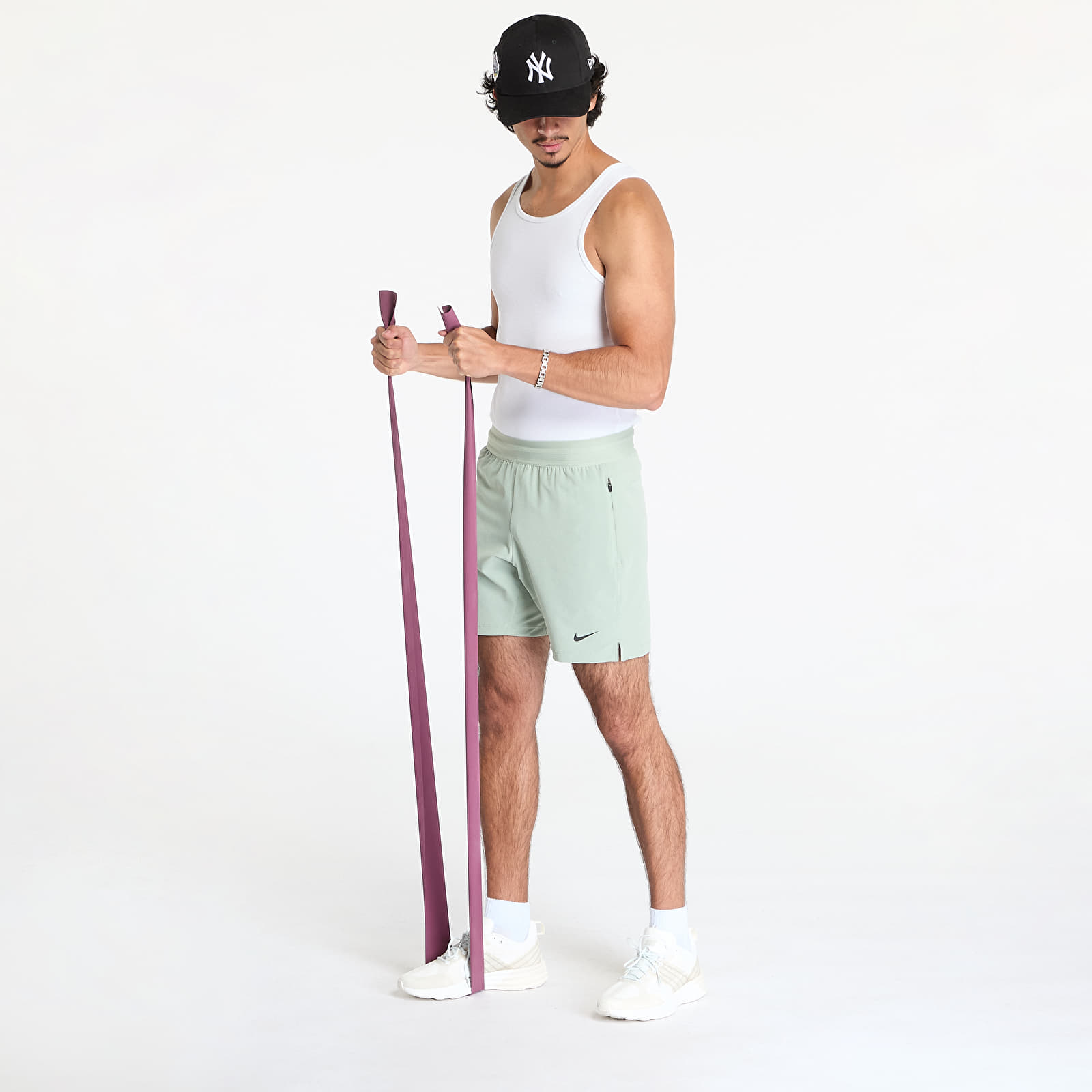 Šortky Nike Flex Rep 4.0 Men's Dri-FIT 7" Unlined Fitness Shorts Jade Horizon/ Black/ Black