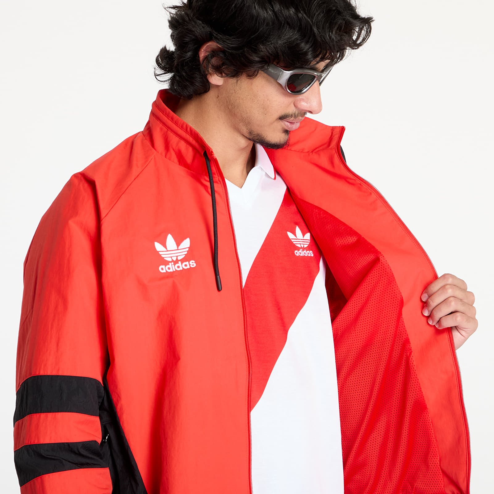 Übergangsjacken adidas River Plate 94 Tracktop Red/ Black