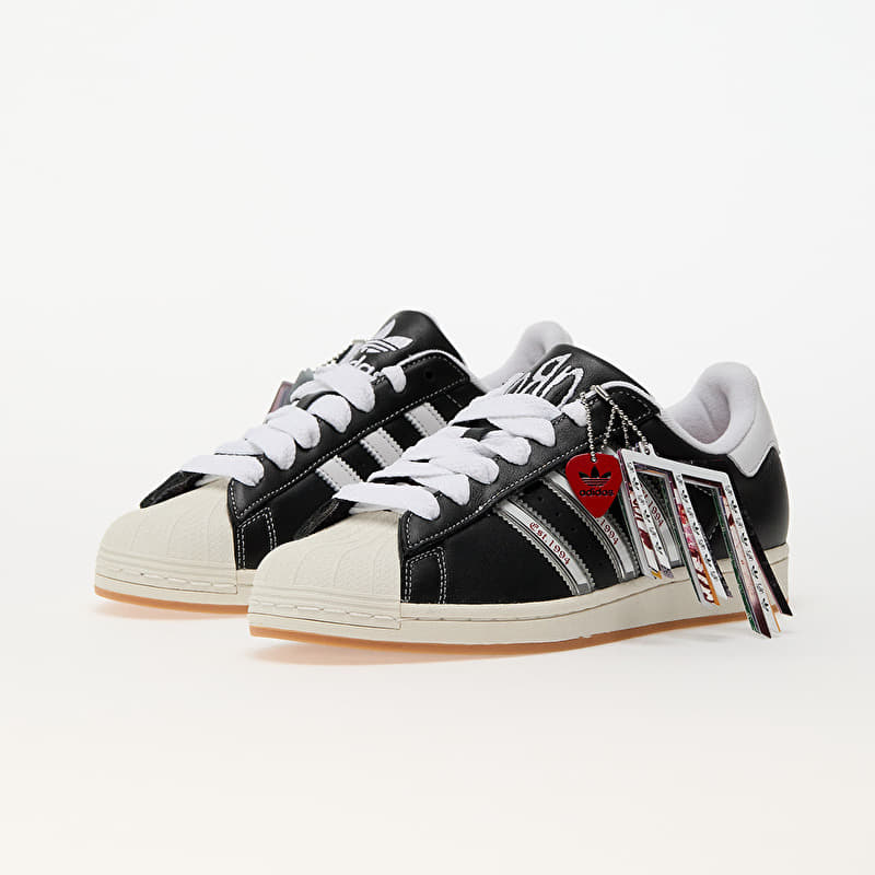 adidas x Korn Superstar Core Black/ Translucent/ Better Scarlet