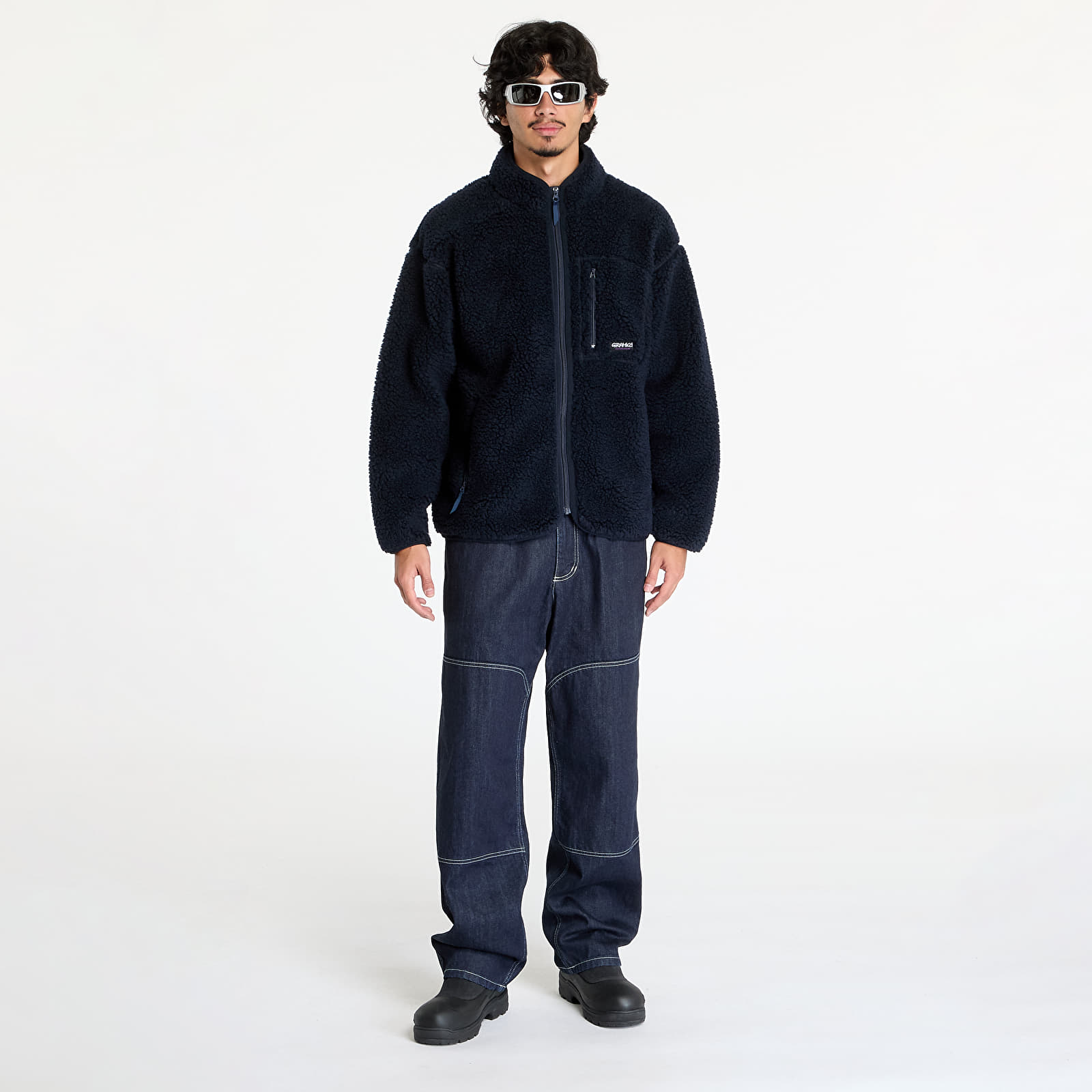 Hosen für Männer Gramicci Meadows Double Knee Pant Raw Rinse