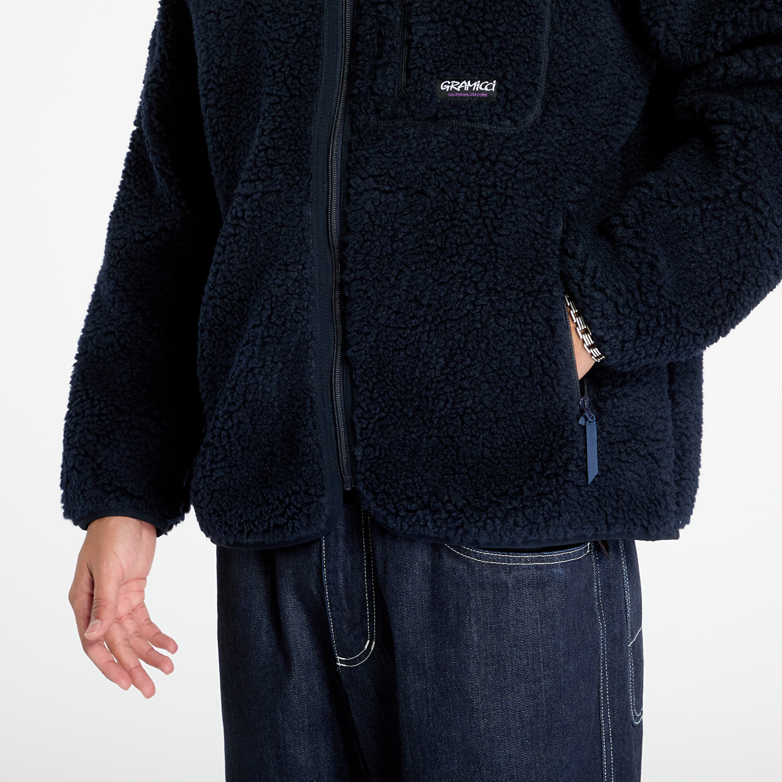 Chaquetas de hombre Gramicci Sherpa UNISEX Jacket  Navy