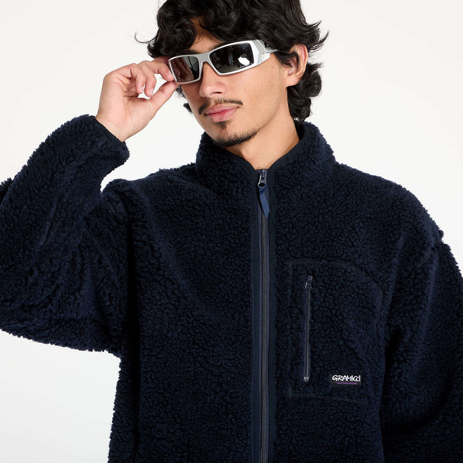 Men's jackets Gramicci Sherpa UNISEX Jacket  Navy