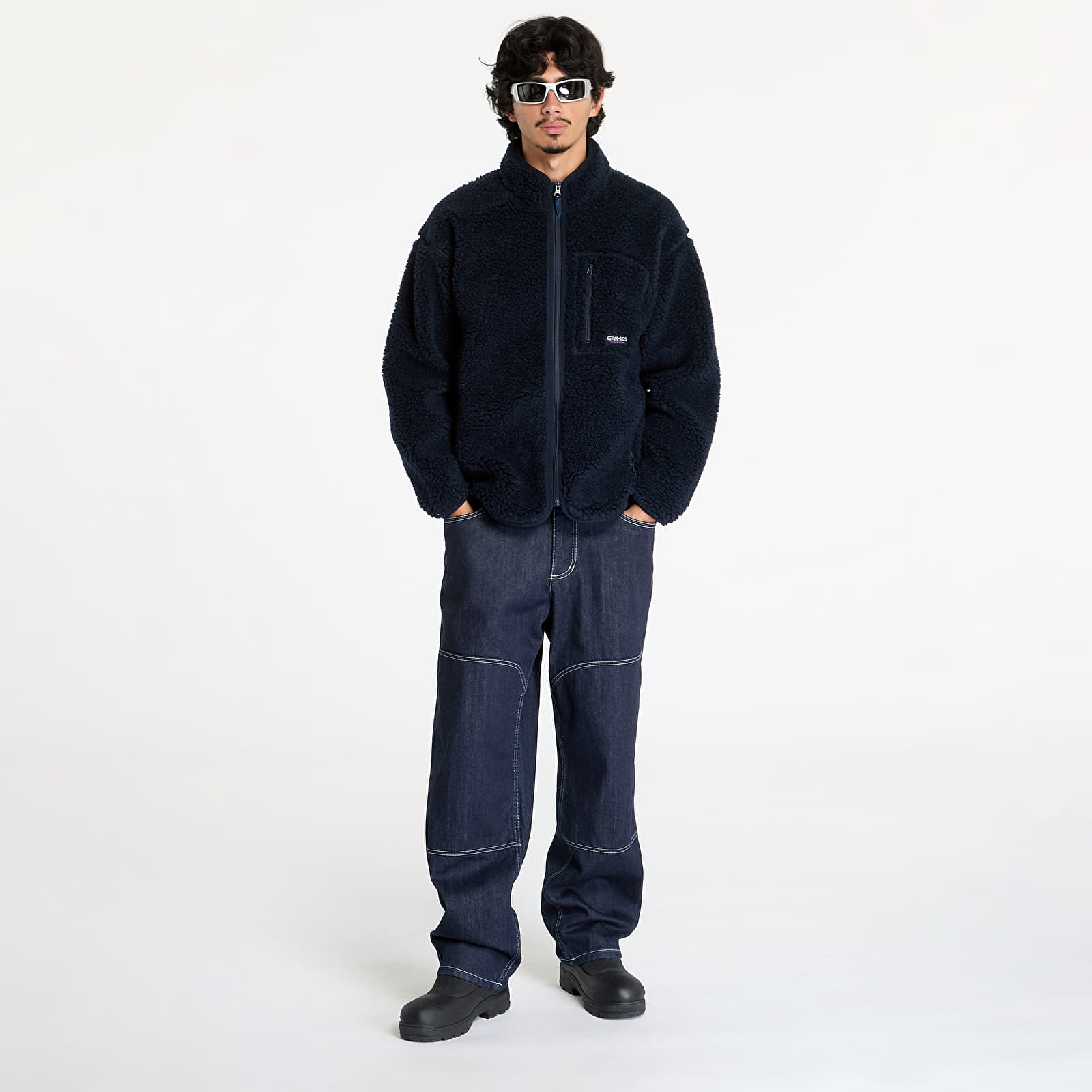 Chaquetas de hombre Gramicci Sherpa UNISEX Jacket  Navy