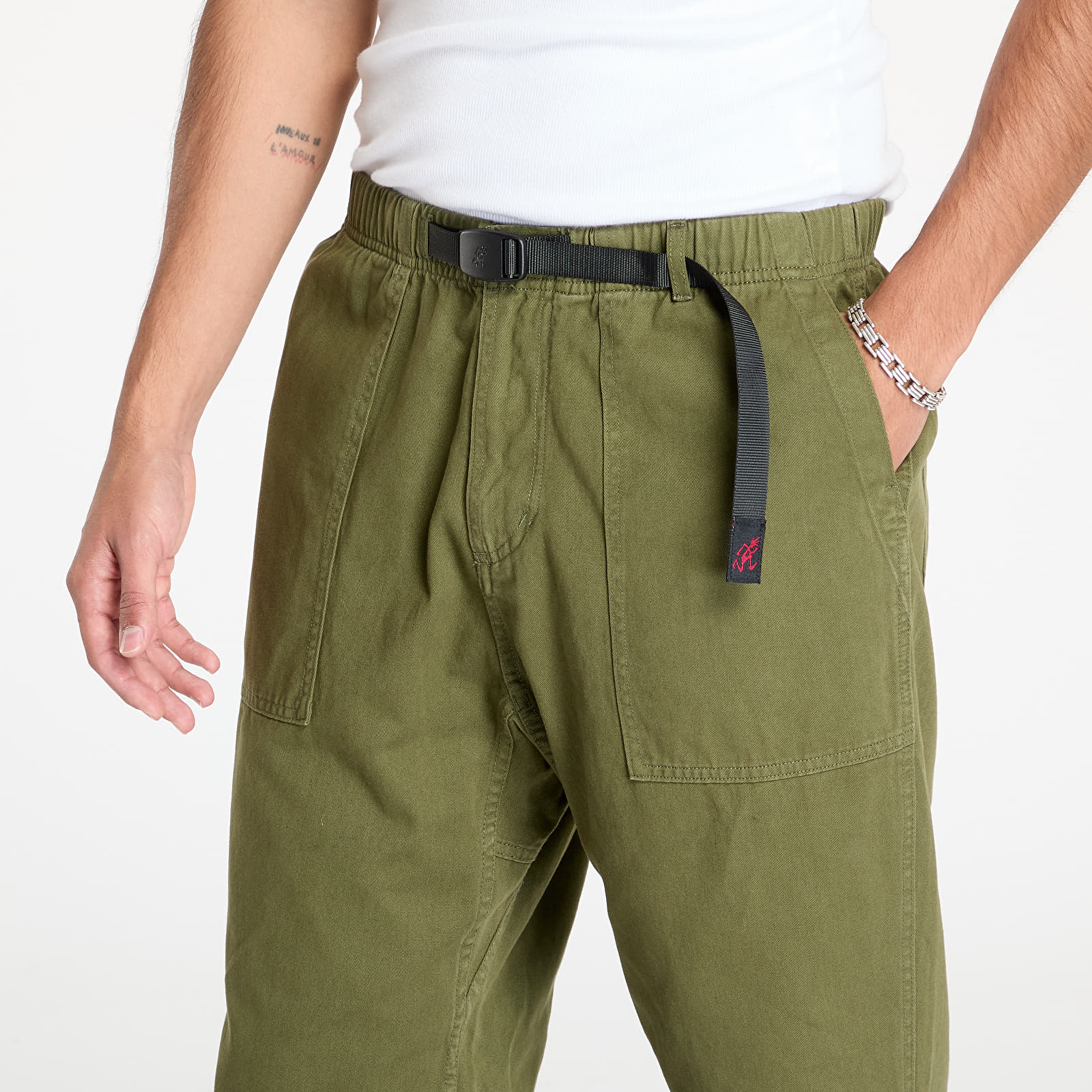 Hosen und Jeans Gramicci Loose Tapered Ridge Pant UNISEX Olive