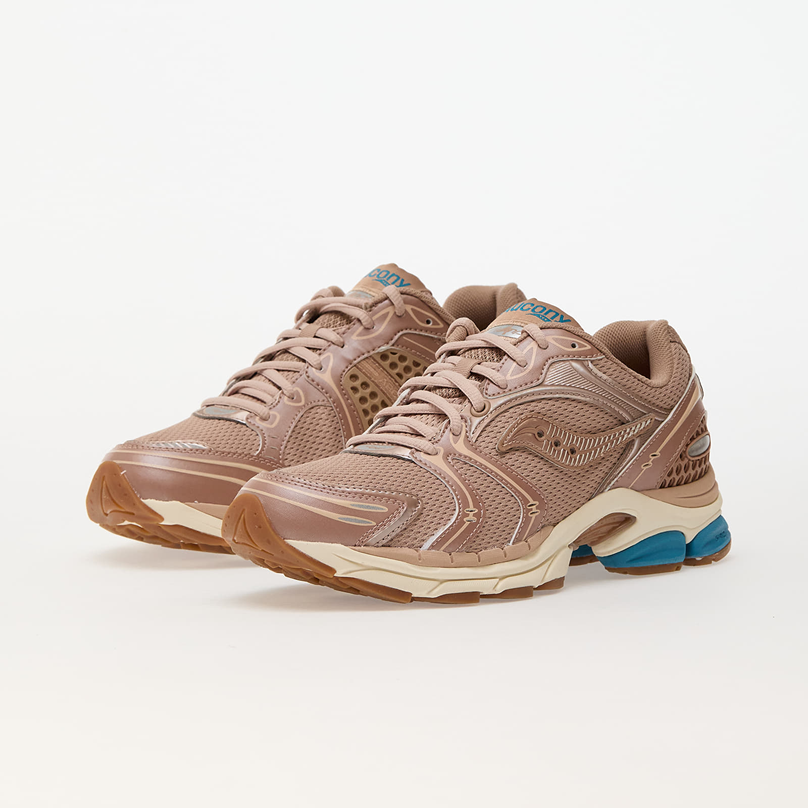 Мъжки кецове и обувки Saucony Progrid Triumph 4 Tan/ Royal
