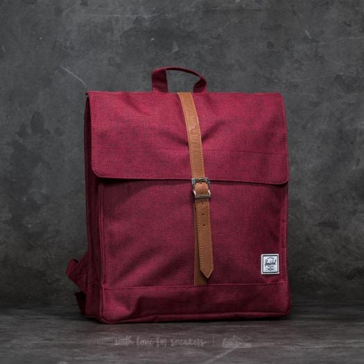 Backpacks Herschel Supply Co. City Backpack Winetasting Crosshatch Tan Synthetic Leather Footshop