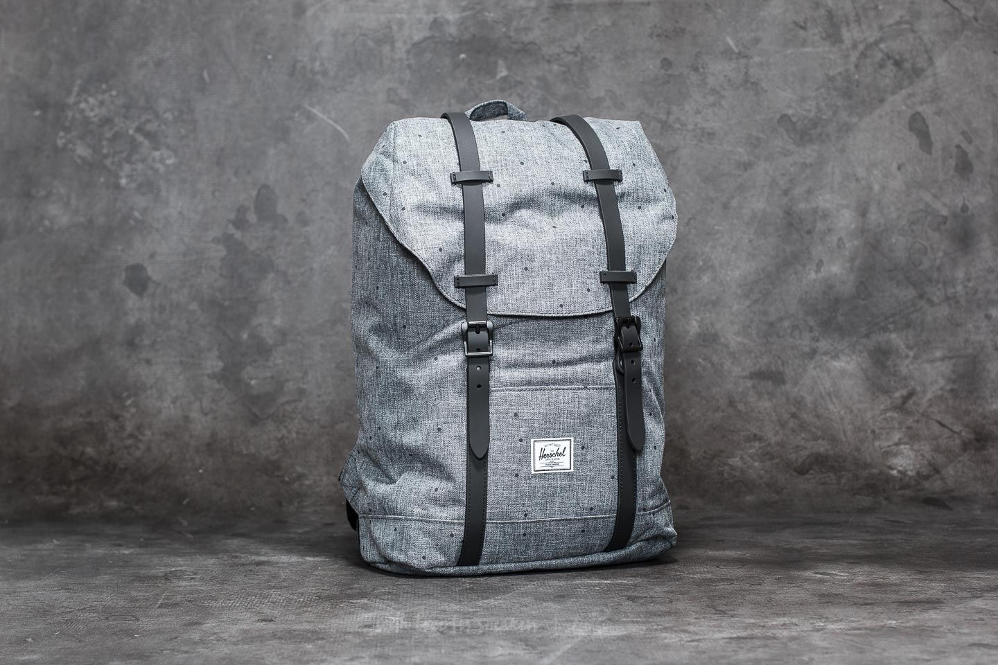 Mochilas Herschel Supply Co. Retreat Backpack Mid-Volume Scattered Raven Crosshatch