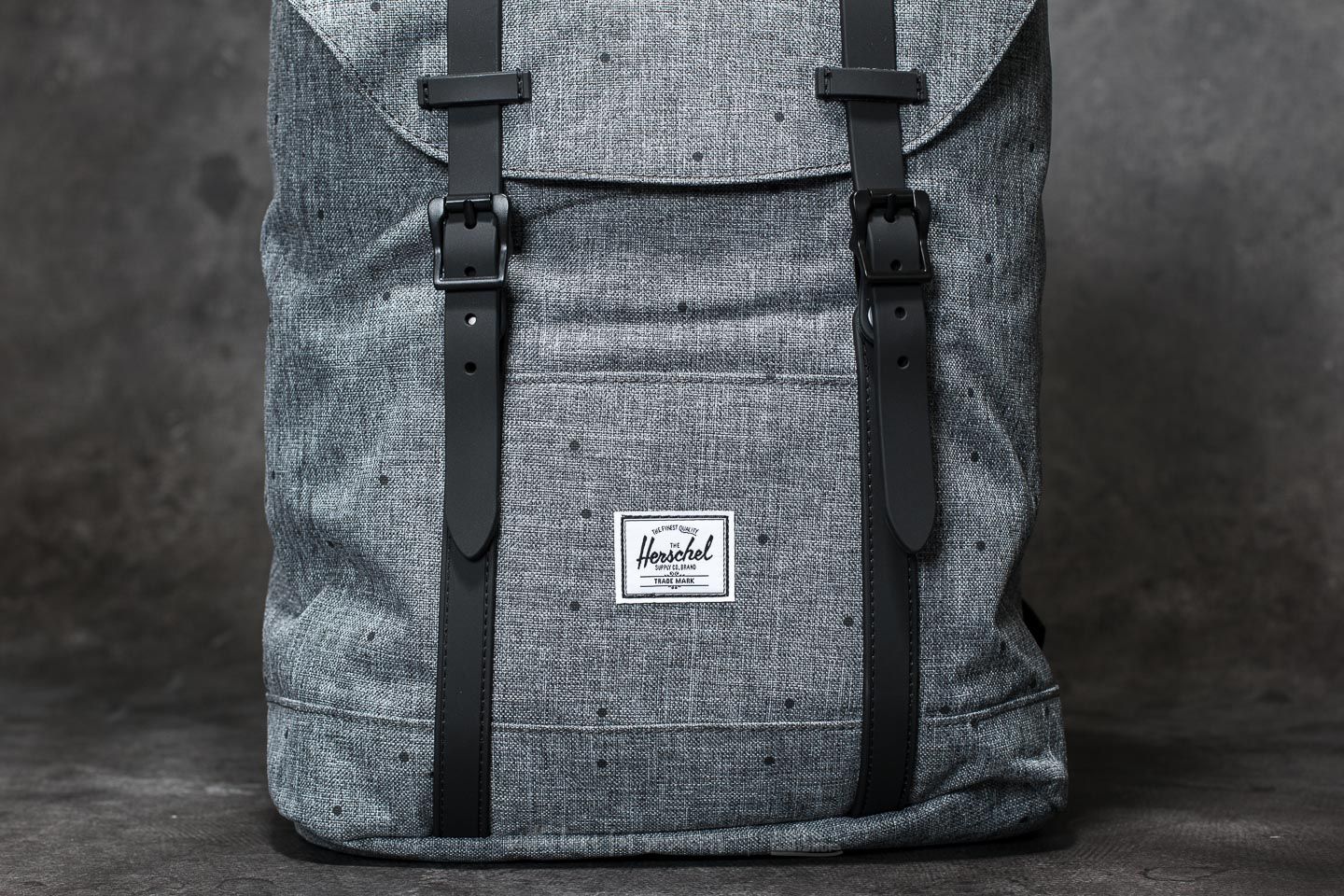 Mochilas Herschel Supply Co. Retreat Backpack Mid-Volume Scattered Raven Crosshatch