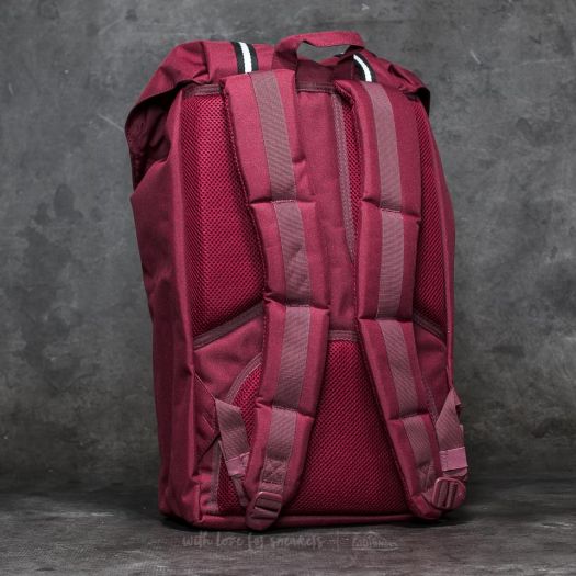 Herschel Supply Co Little America Backpack Windsor Wine Red Laptop Little America Backpack - Windsor Wine/Tan Synthetic Leather  main image 3
