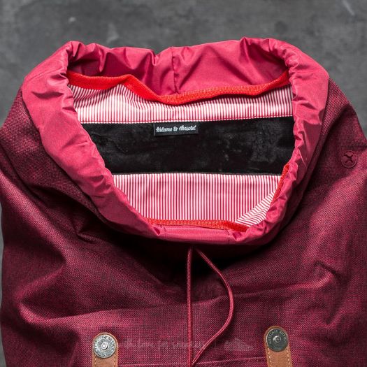 Accessories Herschel Supply Co. Retreat Mid Volume Backpack Winetasting Crosshatch Tan Synthetic Leather Footshop