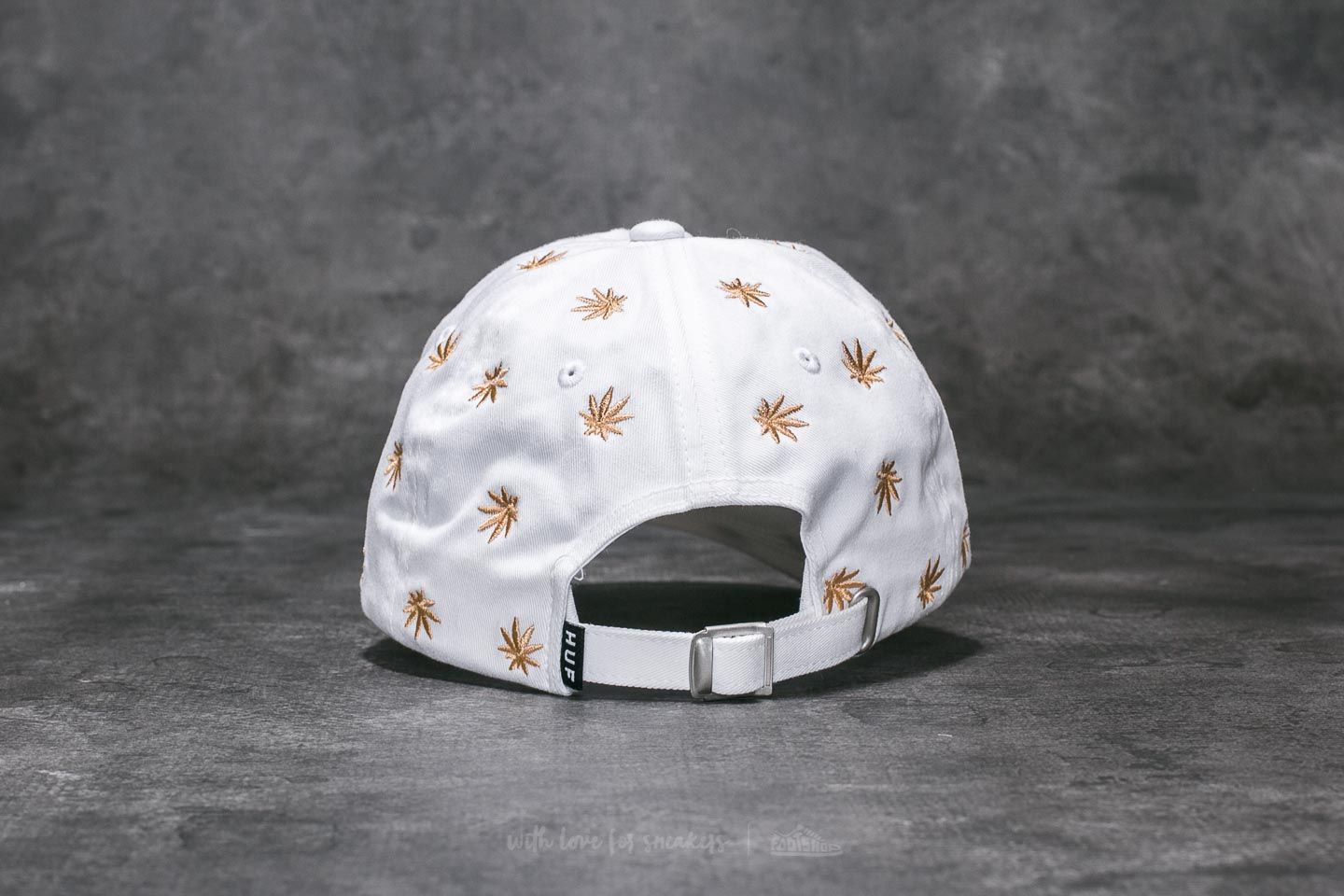 Czapki HUF Apparel Cap PLP EMB Dad Hat White