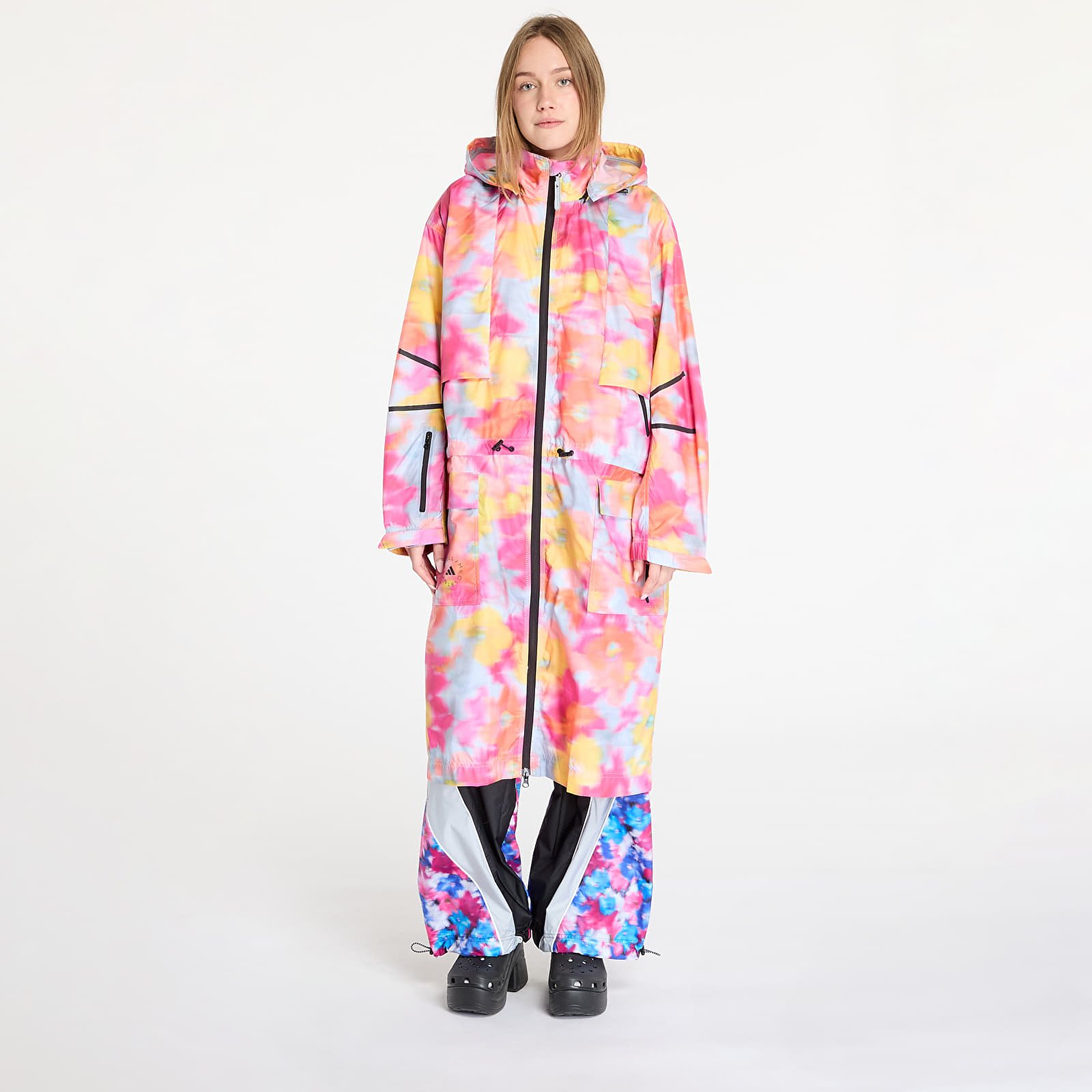 Дамски якета adidas X Stella Mccartney Printed Long Parka Active Gold/ Yellow