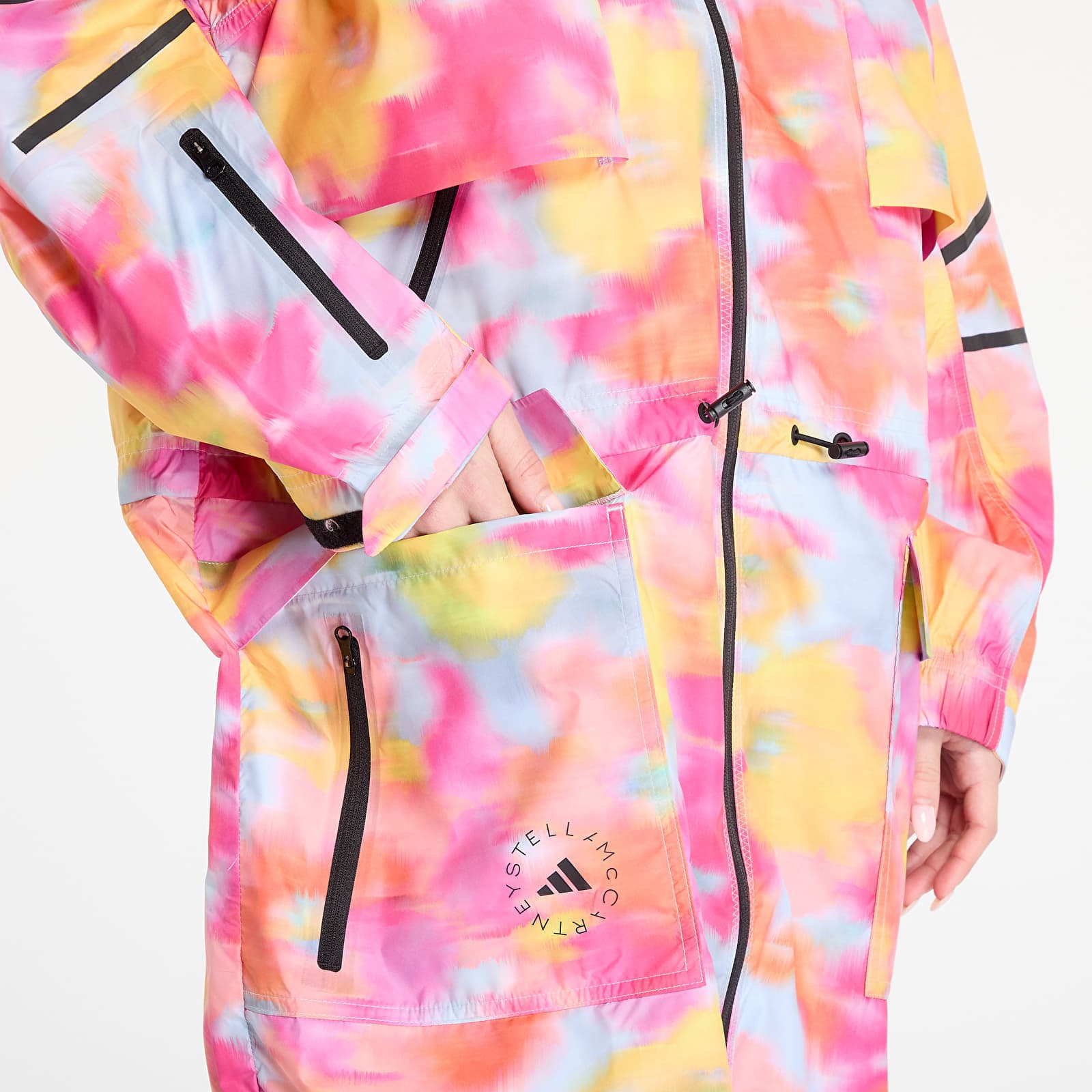 Jacheta adidas X Stella Mccartney Printed Long Parka Active Gold/ Yellow - 1 | YEO