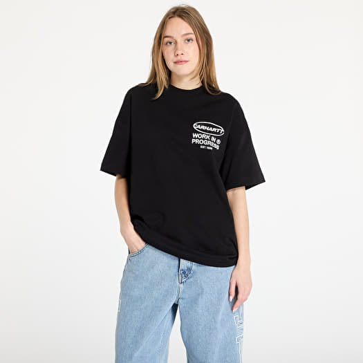 Póló Carhartt WIP Body Of Work Short Sleeve T-Shirt UNISEX Black/ White