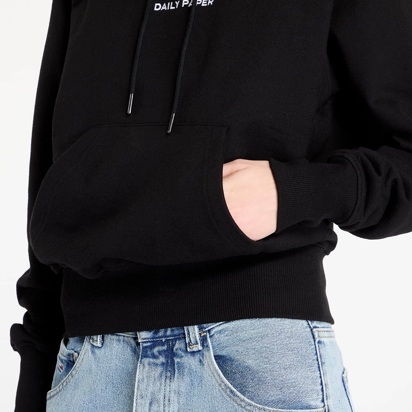 Kapucnis pulóverek és pulcsik Daily Paper Evvie Type Hoodie Black