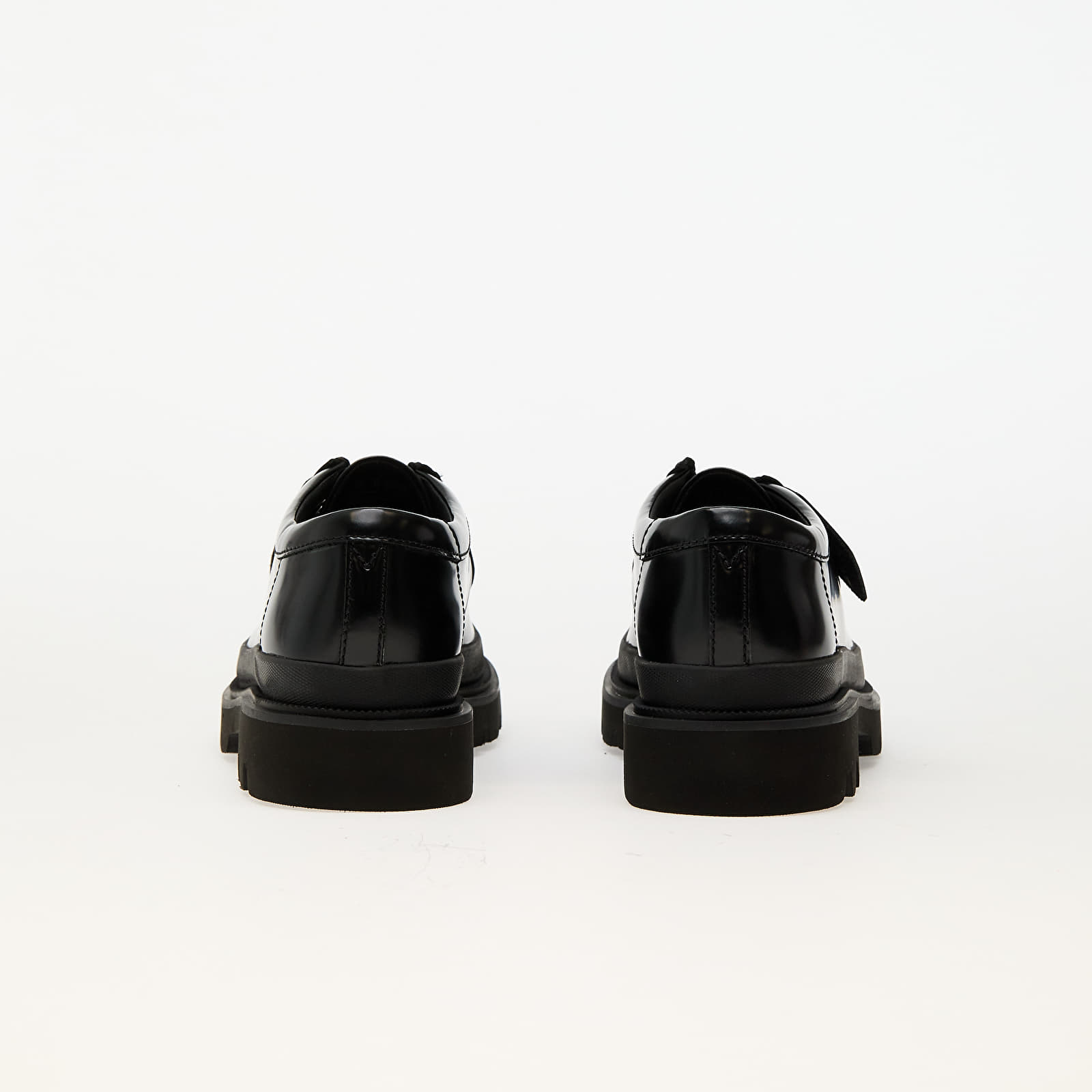 Männer Clarks Originals Badell Seam Black HiShine Lea
