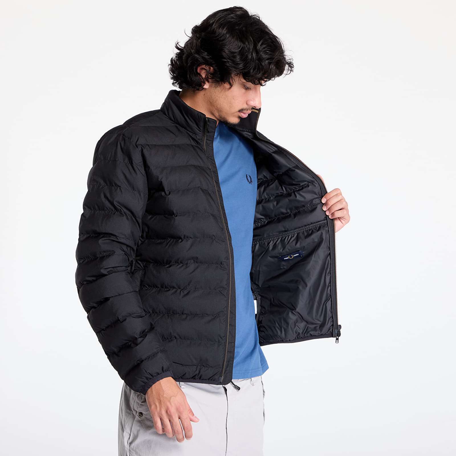 Herrenjacken FRED PERRY Insulated Jacket Black