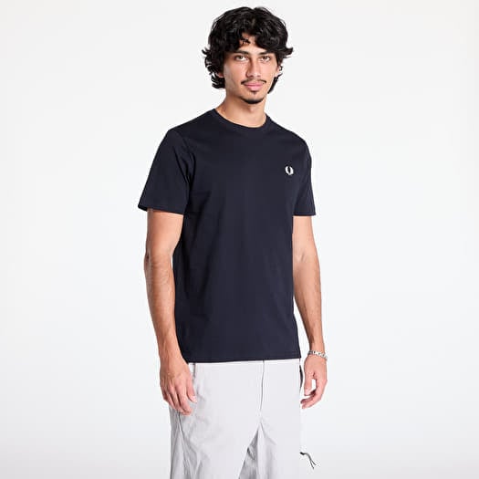 Tričko FRED PERRY Crew Neck T-Shirt Navy
