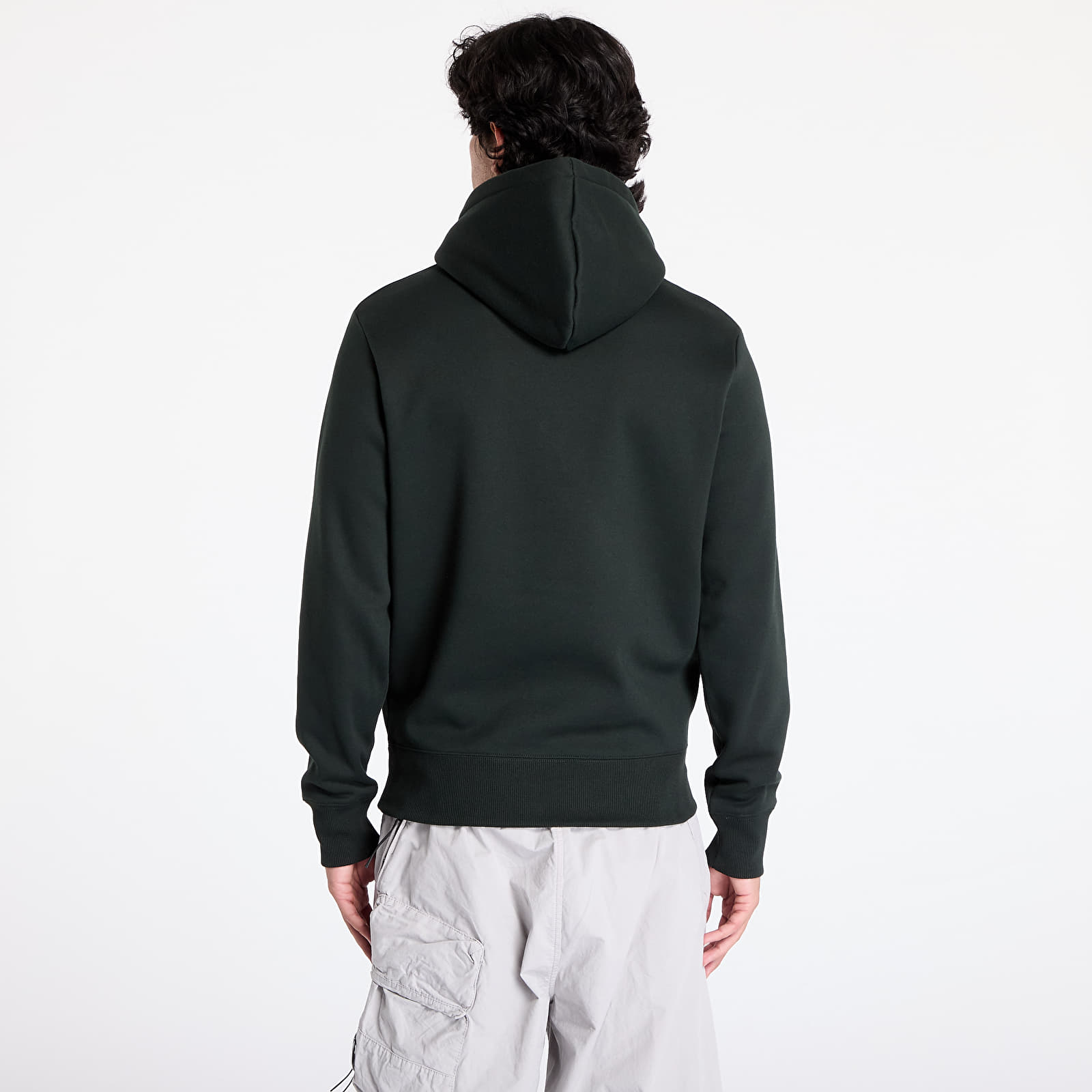 Bluzy z kapturem FRED PERRY Embroidered Hooded Sweatshirt Night Green
