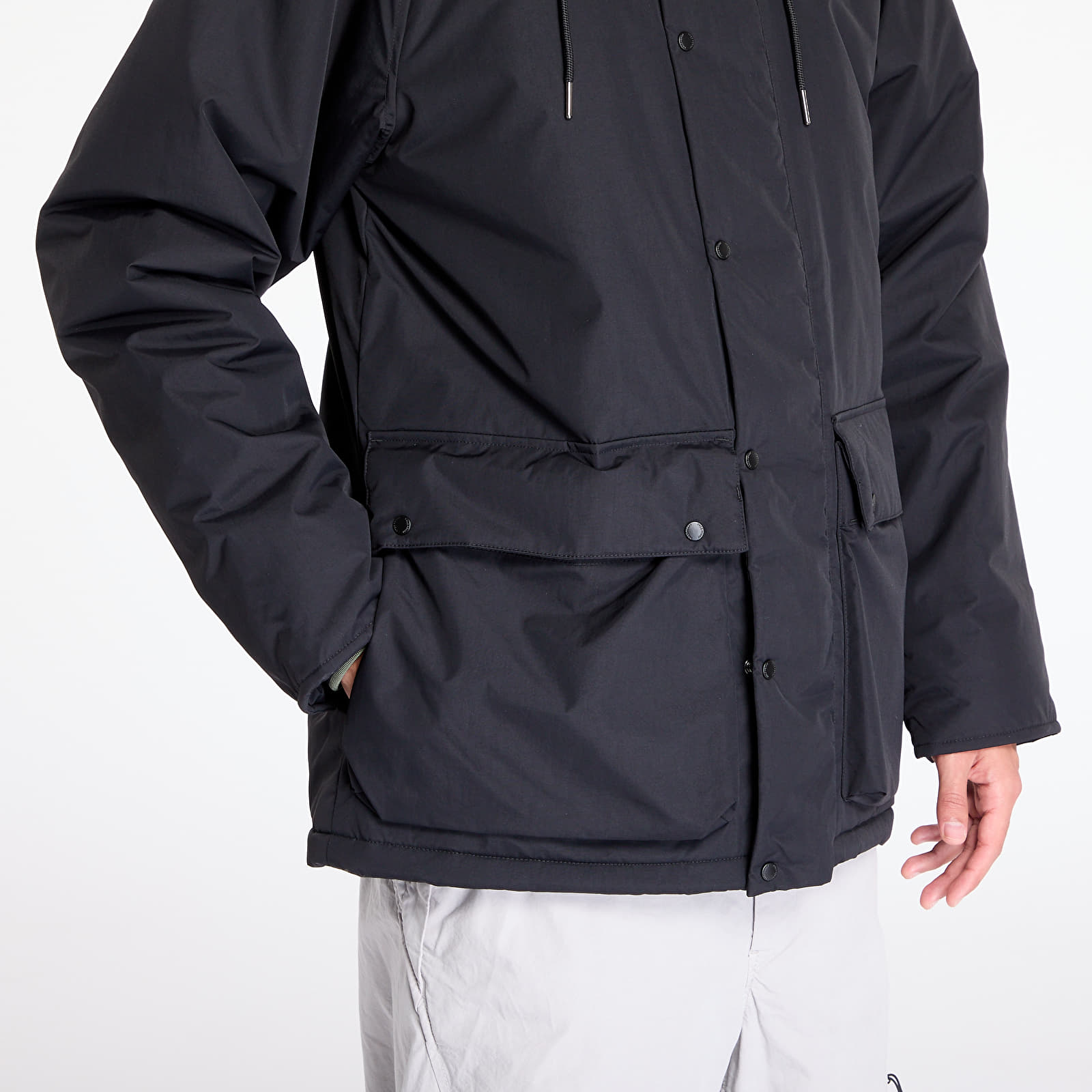 Férfi kabátok FRED PERRY Padded Zip Through Jacket Black