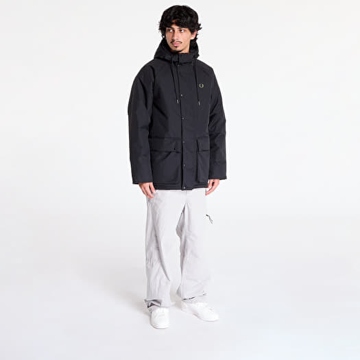 日本最大のブランド Men's Black Jacket Through Zip Padded PERRY FRED jackets ジャケット・アウター