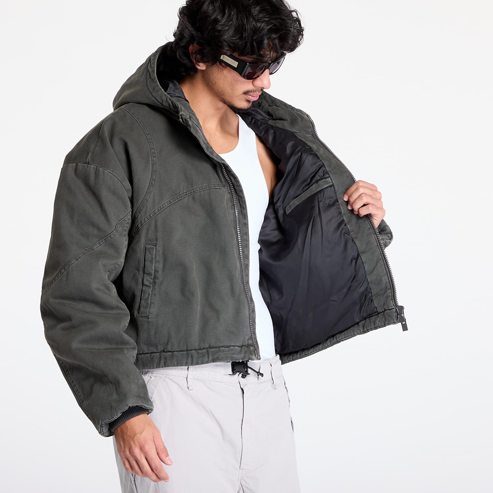 Jakker for menn Heliot Emil Dux Worker Jacket Dark Grey