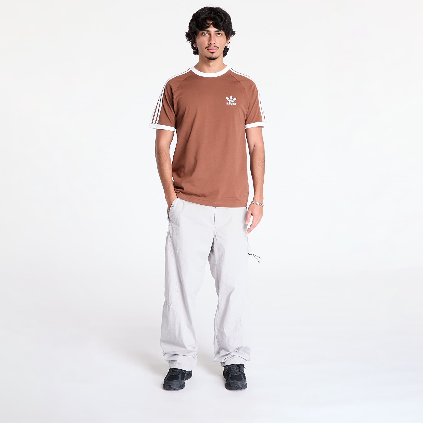 T-skjorter adidas Adicolor Classics 3-Stripes T-Shirt Preloved Brown