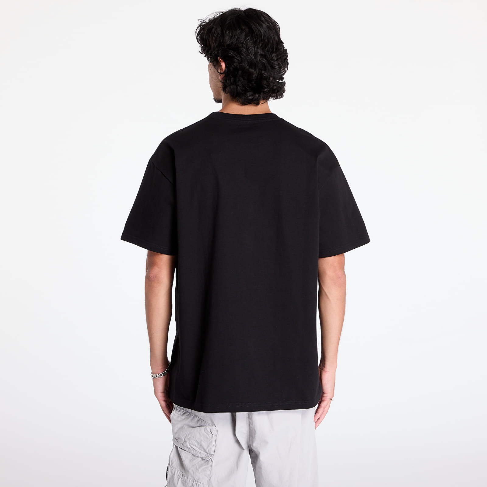Pólók Carhartt WIP S/S Chase T-Shirt Black/ Gold