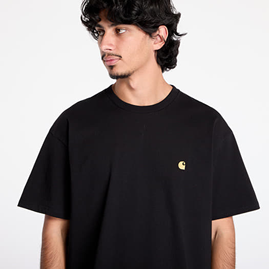 T-shirts Carhartt WIP S/S Chase T-Shirt Black/ Gold Footshop