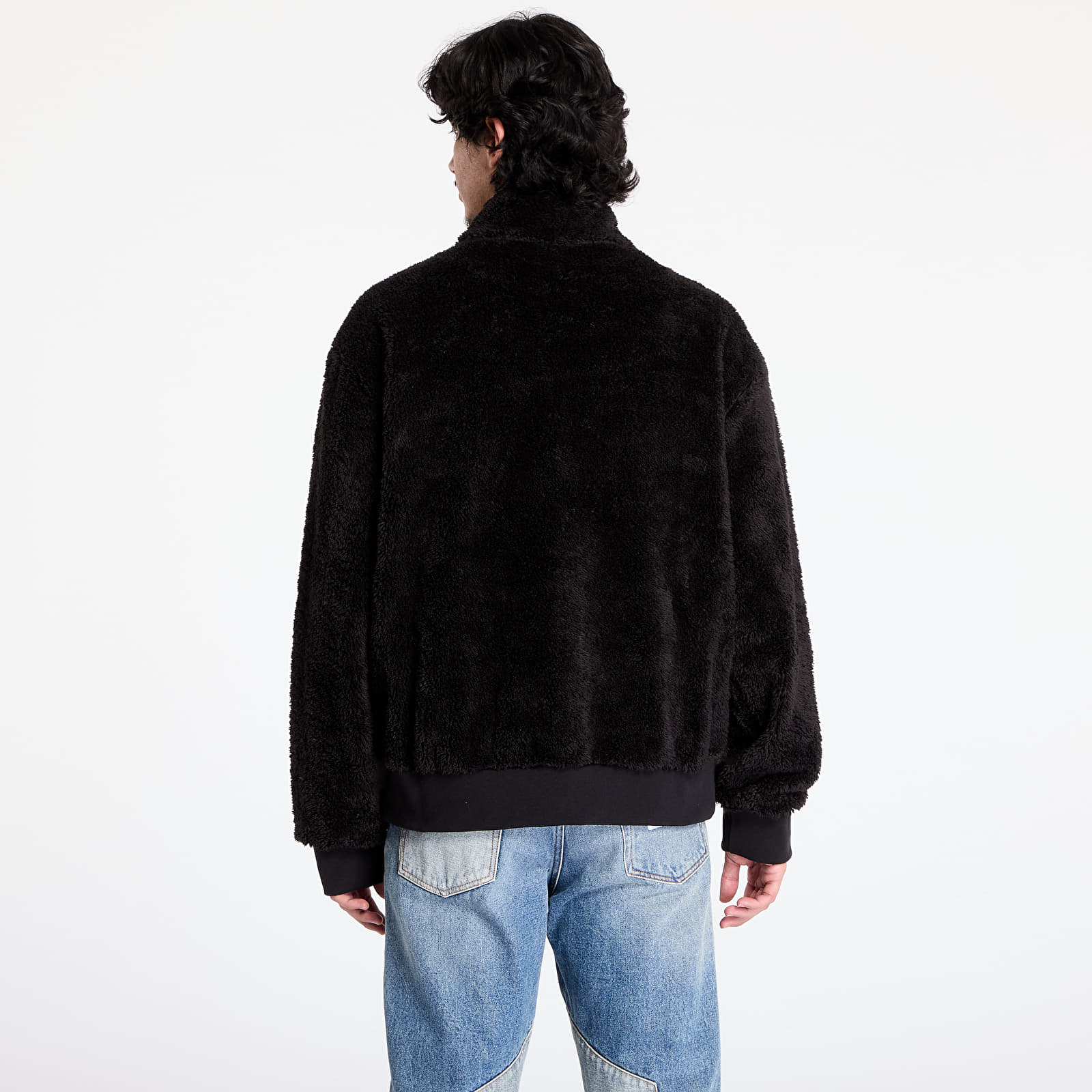 Pánské mikiny Champion Half Zip Top Black