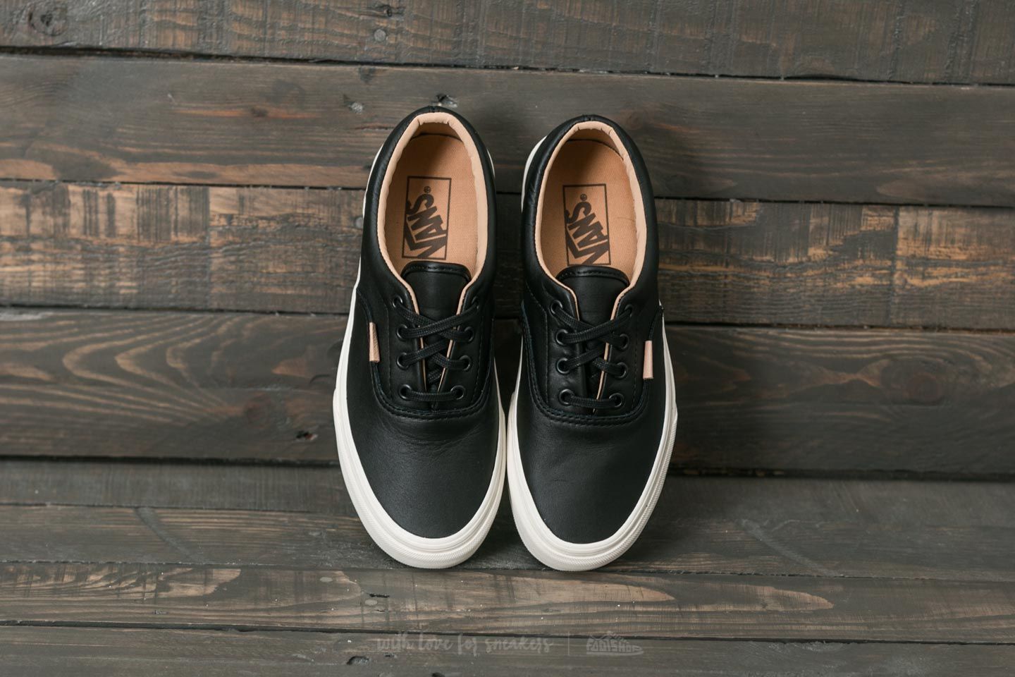 Férfi cipők Vans Era (Lux Leather) Black/ Porcini