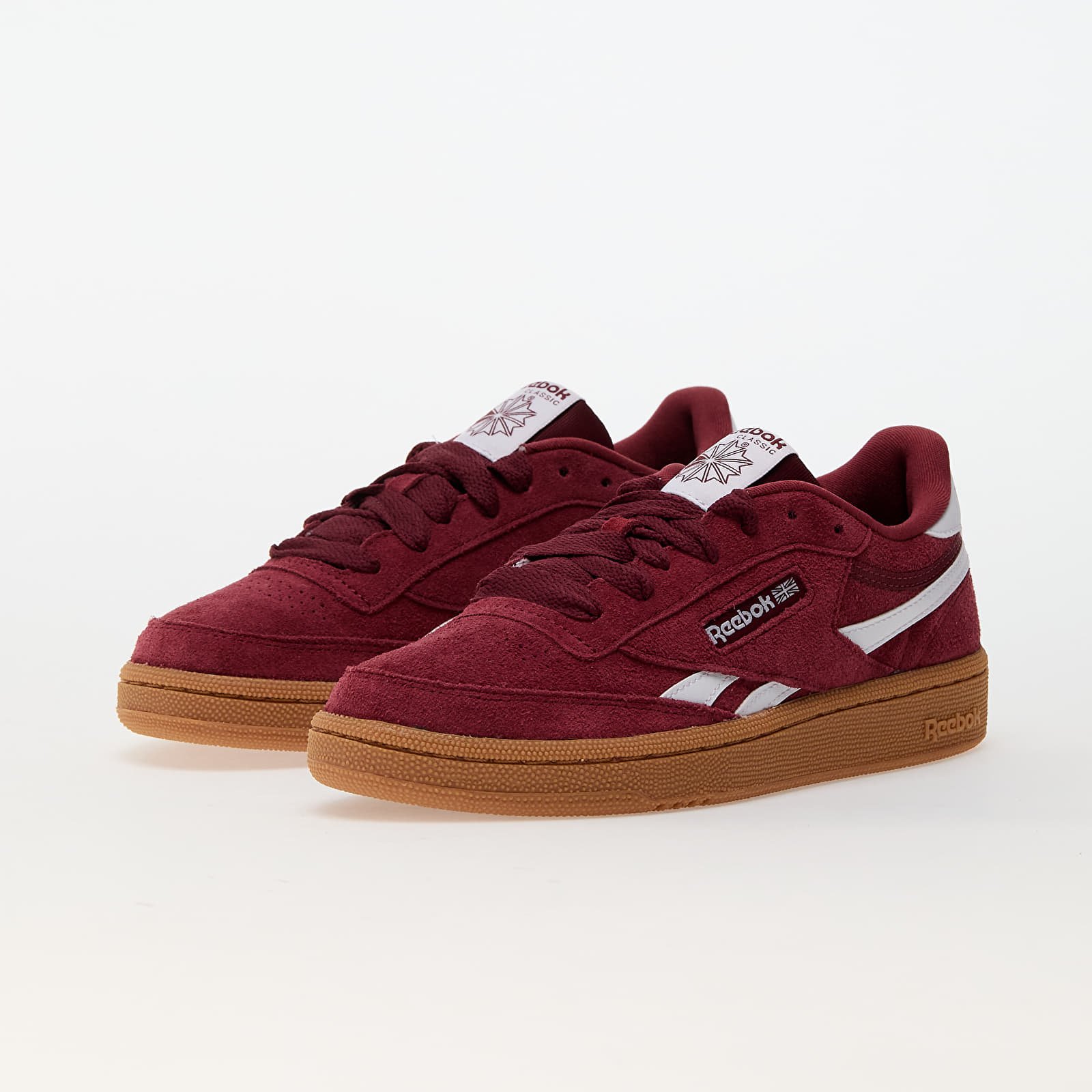 Kids' sneakers and shoes Reebok Club C Revenge Classic Burgundy/ Vectorblue/ Gum6