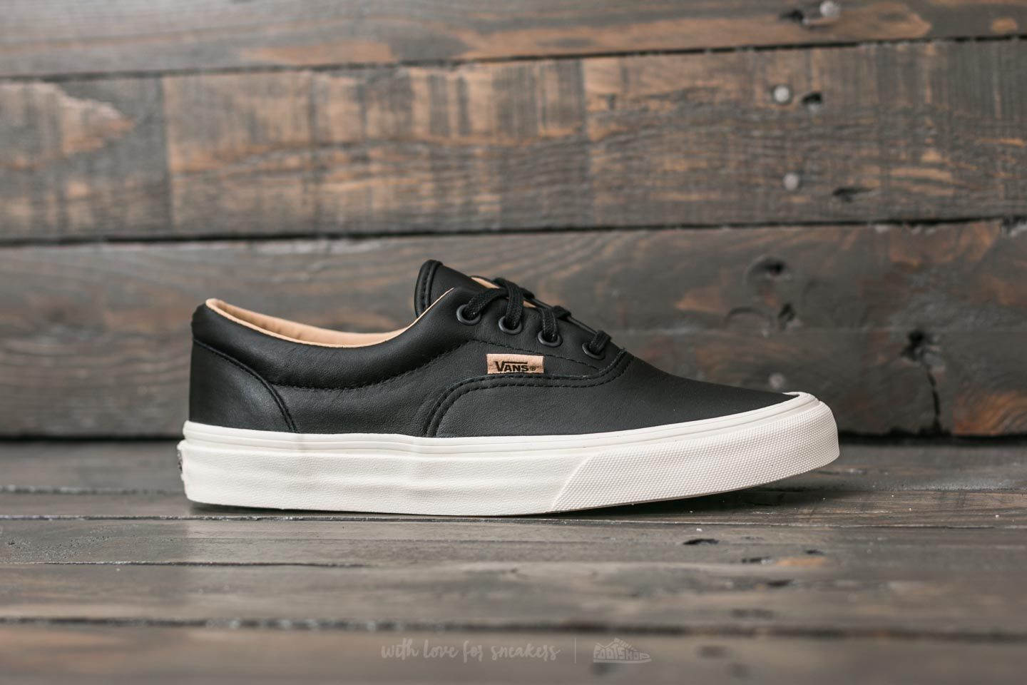 Férfi cipők Vans Era (Lux Leather) Black/ Porcini