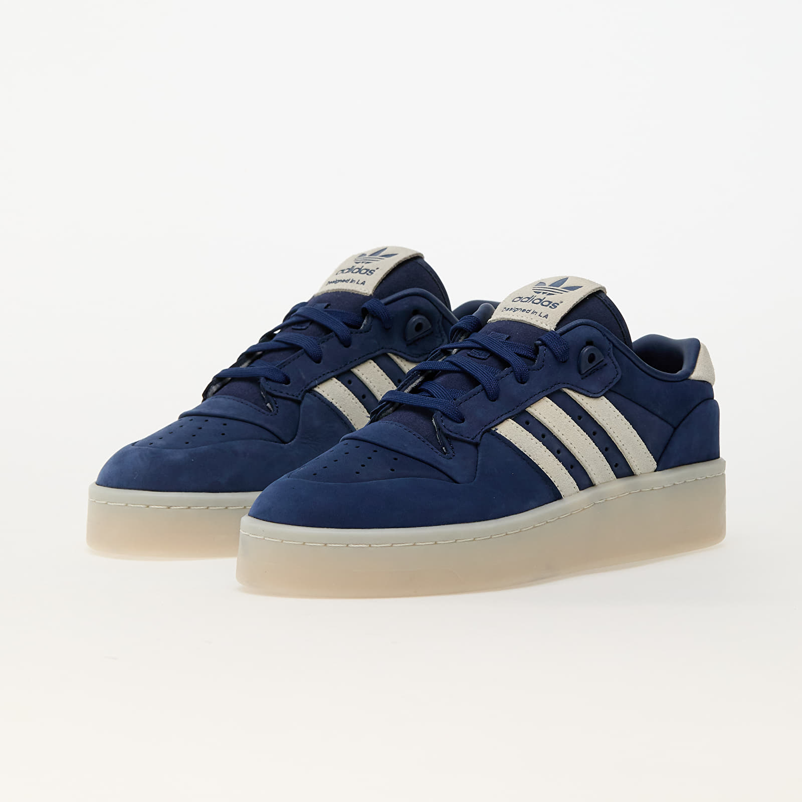 Încălțăminte și sneakerși pentru bărbați adidas Rivalry Lux Low Dark Blue/ Ivory/ Ivory