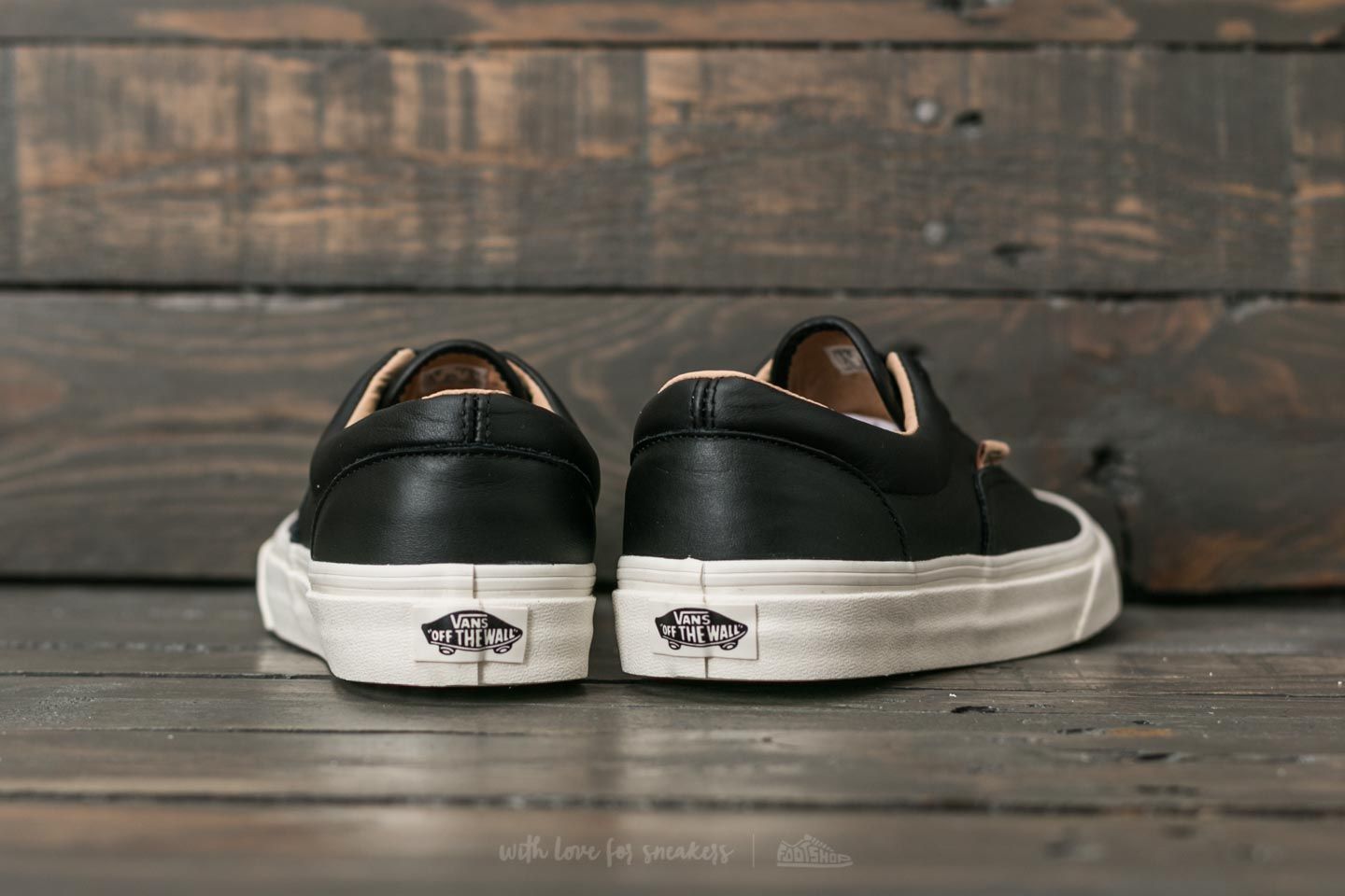 Férfi cipők Vans Era (Lux Leather) Black/ Porcini