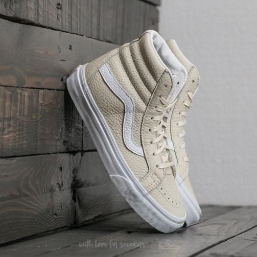 Vans cheap beige leder