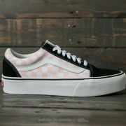 Old skool vans pink checkerboard clearance
