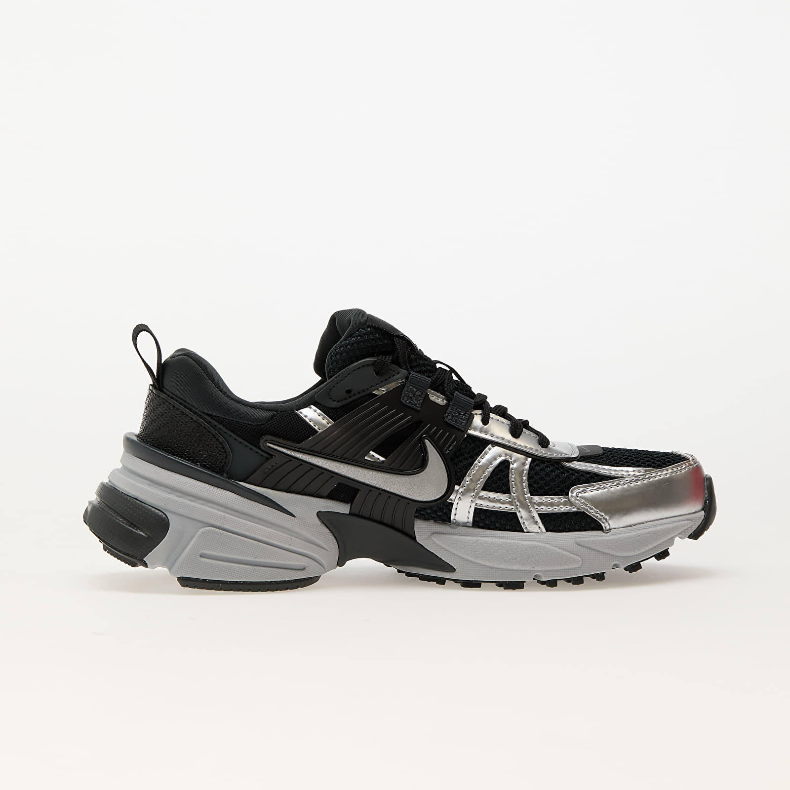 Frauen Nike W V2K Run Black/ Metallic Silver-Anthracite
