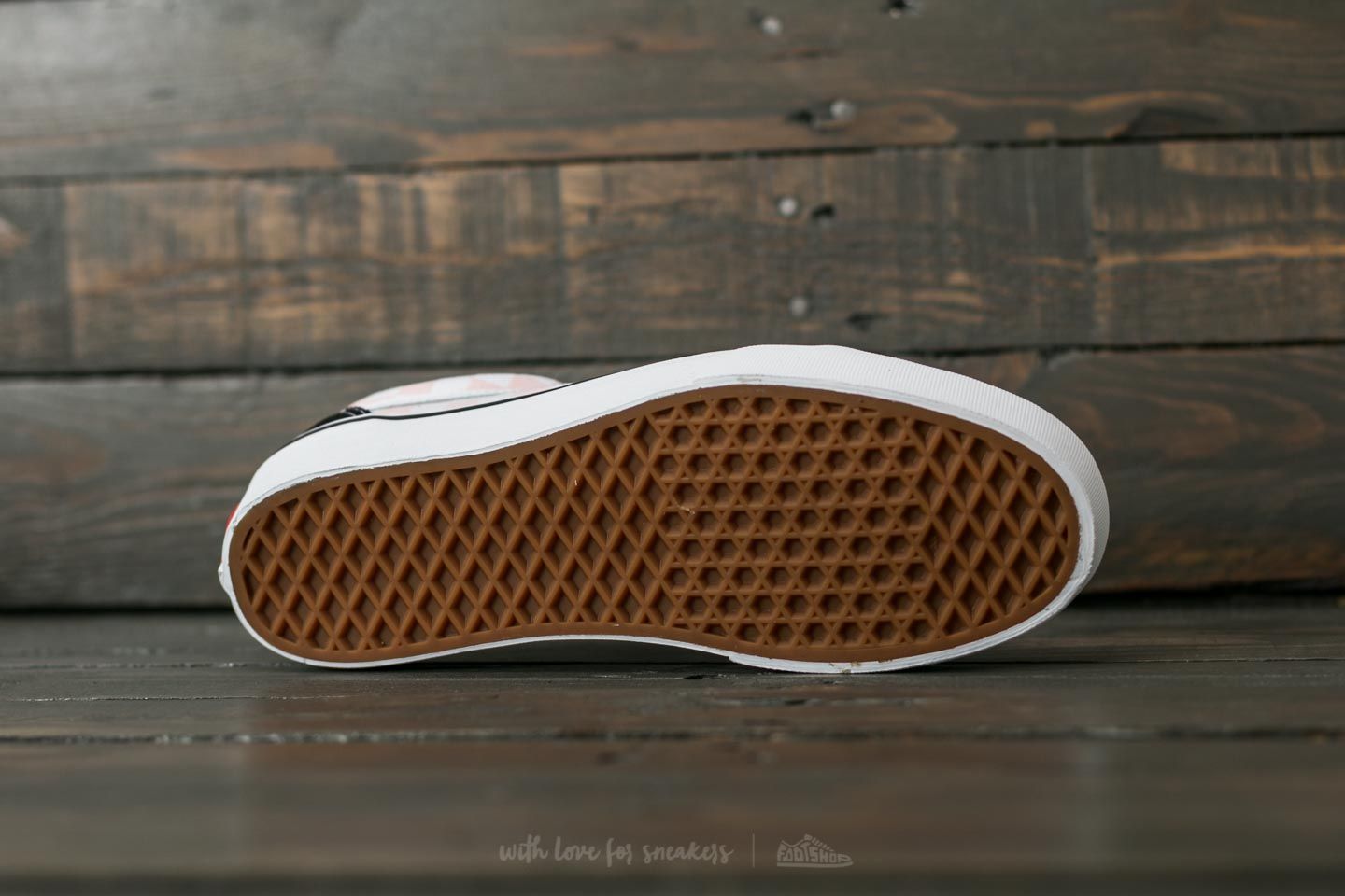 Pink checkerboard platform sales vans