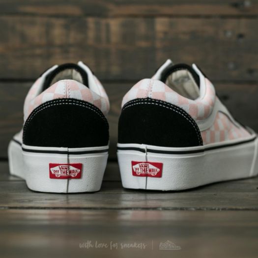 Vans old hotsell skool platform pink