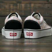 Men s shoes Vans Old Skool Platform Checkerboard Black Pink