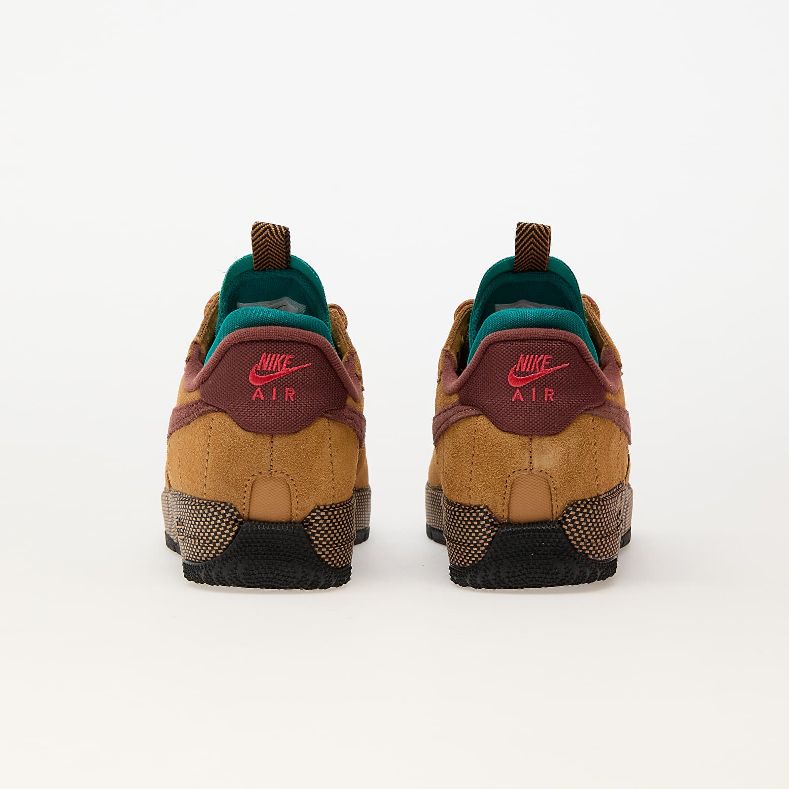 Women's shoes Nike W Air Force 1 Wild Flax/ Red Sepia-Teal Charge-Black
