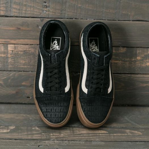 Vans Old Skool Platform Croc Suede