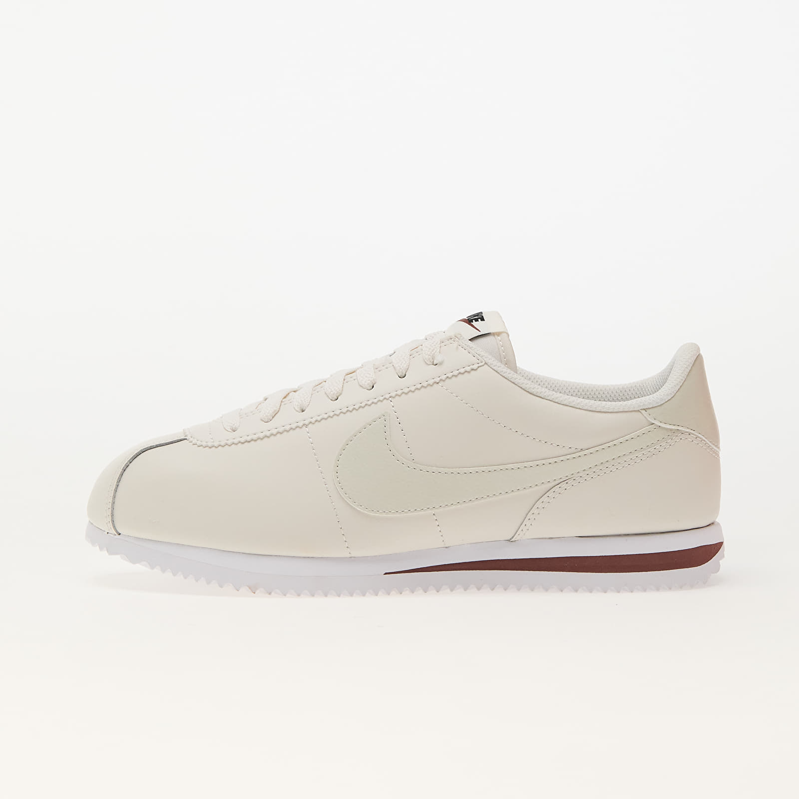 Women's shoes Nike W Cortez Leather Phantom/ Light Bone-White-Red Sepia