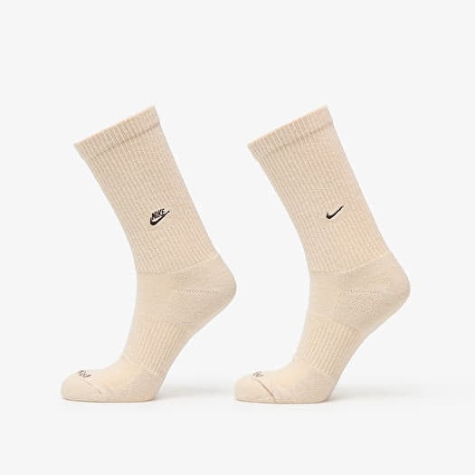 Nike Everyday Cushioned Crew Socks 2-Pack Sanddrift/ Earth