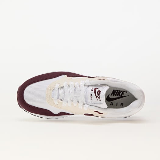Damen Sneaker und Schuhe Nike W Air Max 1 White Night Maroon Phantom Black Footshop
