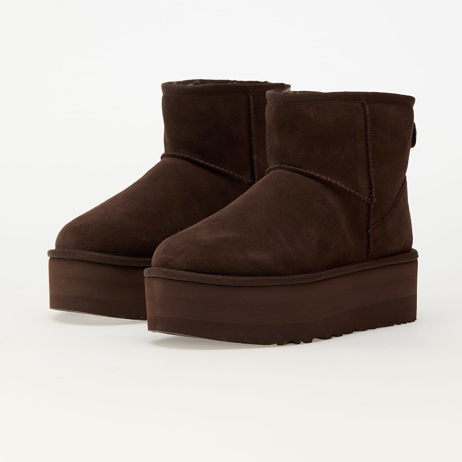 Дамски кецове и обувки UGG W Classic Mini Platform Burnt Cedar